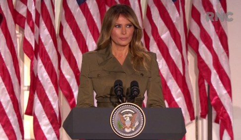 A primeira-dama dos EUA, Melania Trump