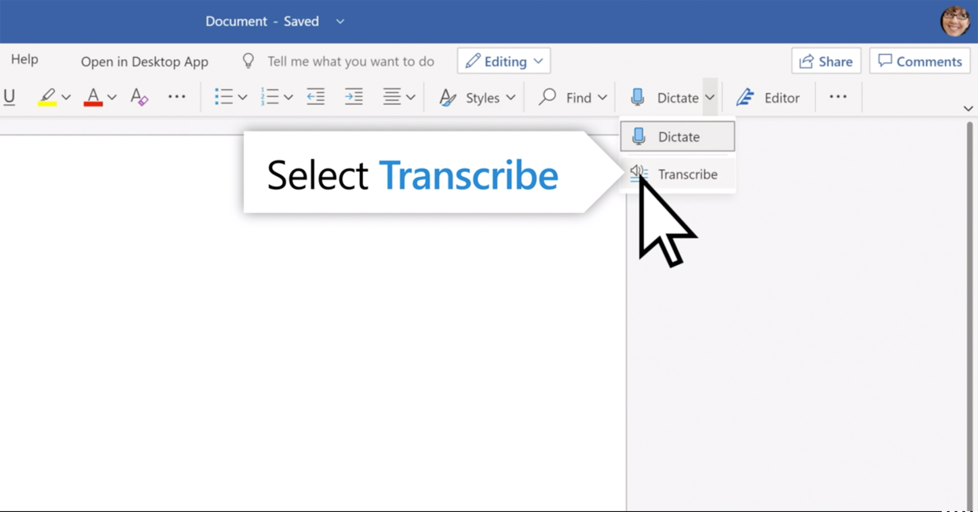 Nova função do Microsoft Word permite transcrever áudios
