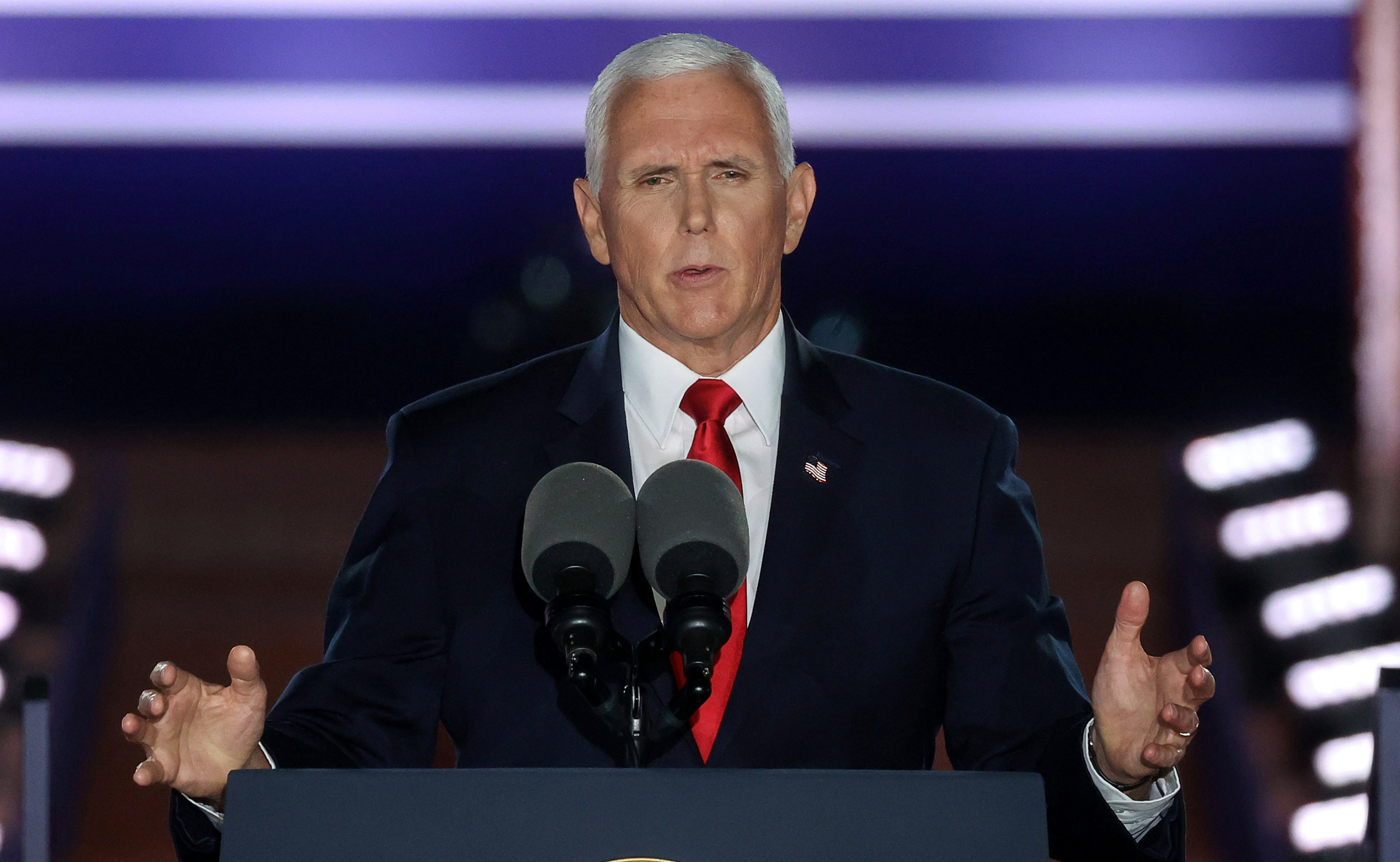 O vice-presidente dos EUA, Mike Pence