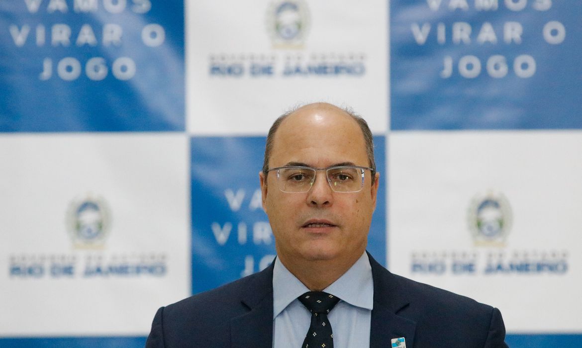 O governador do Rio de Janeiro, Wilson Witzel