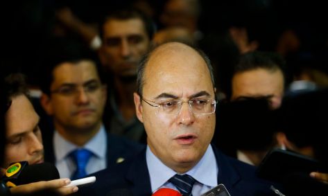 O governador do Rio de Janeiro, Wilson Witzel