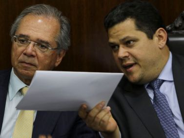 Paulo Guedes e Davi Alcolumbre
