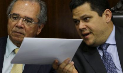 Paulo Guedes e Davi Alcolumbre