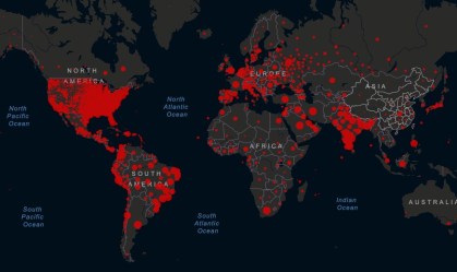 Mundo ultrapassa 25 milhões de casos de novo coronavírus