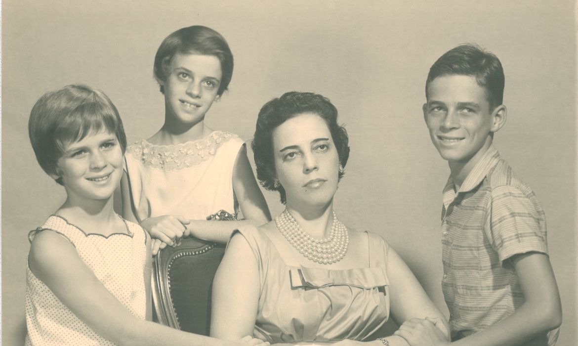 Hildegard Angel, Ana Cristina Angel, Zuzu Angel e Stuart Angel.