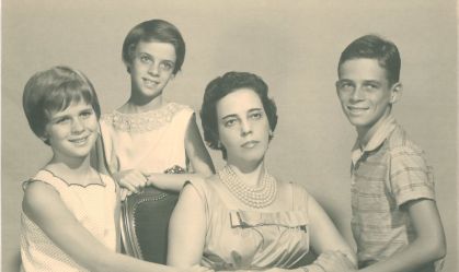 Hildegard Angel, Ana Cristina Angel, Zuzu Angel e Stuart Angel.