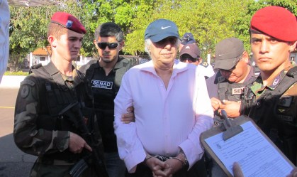 Ex-médico Roger Abdelmassih quando foi preso no Paraguai, em 2014