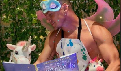 Channing Tatum se veste de fada e conta que escreveu livro dedicado à filha