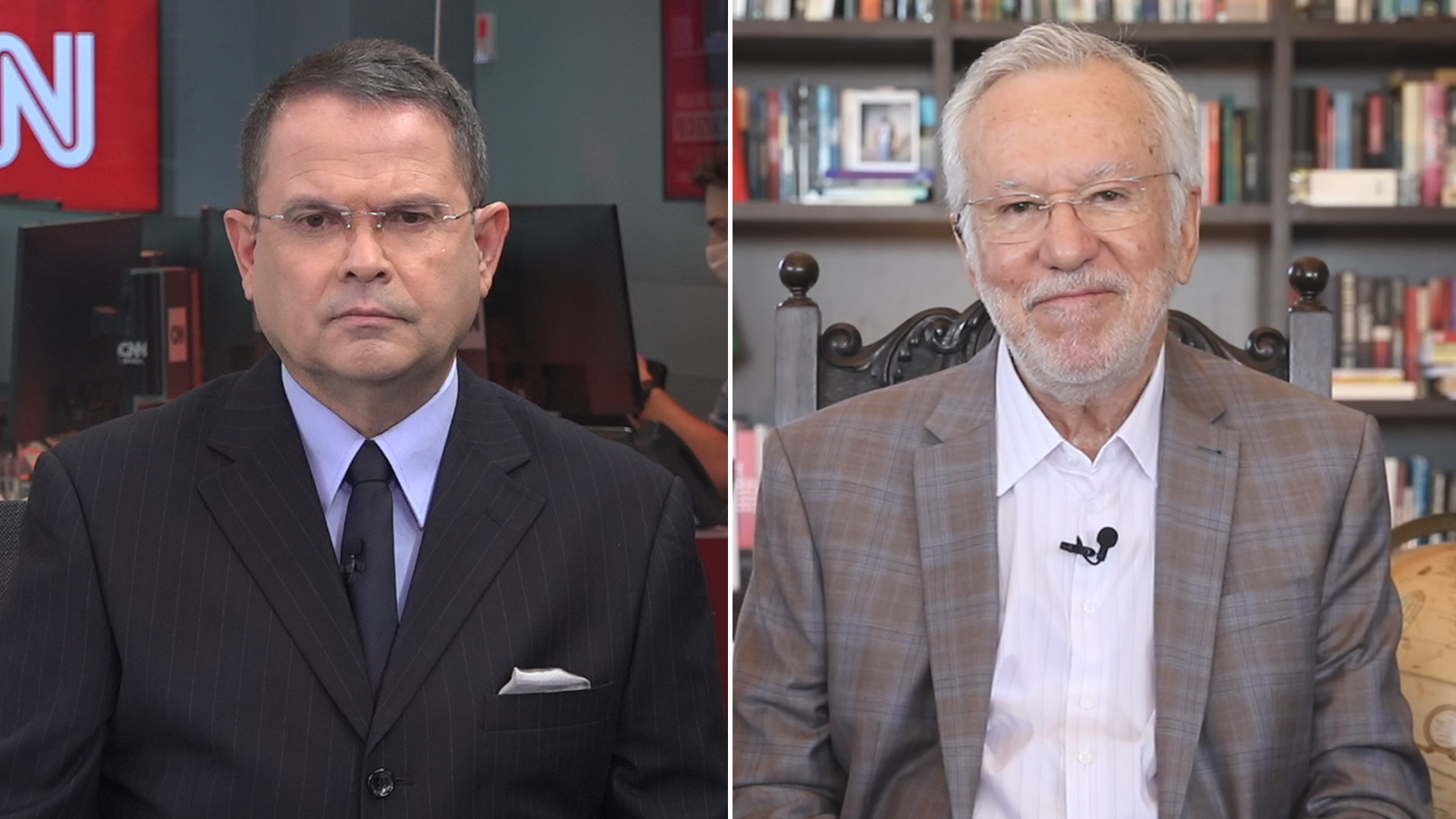 Sidney Rezende e Alexandre Garcia comentam política e economia no Liberdade de O