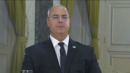 O governador Wilson Witzel