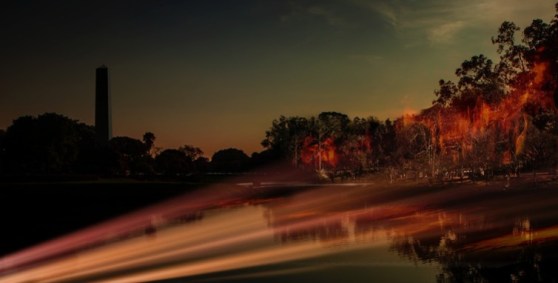 'Incêndio' no Ibirapuera