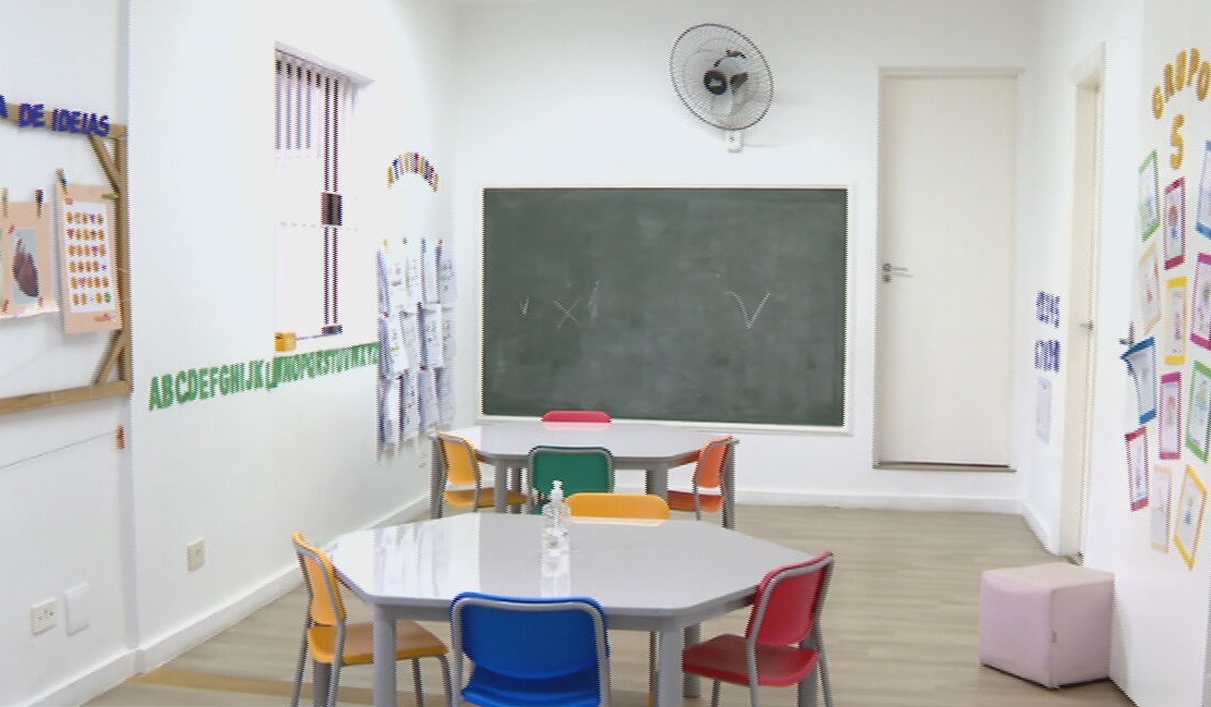 Sala de aula vazia