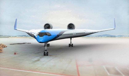 Pesquisadores testam com sucesso protótipo de avião futurístico ‘Flying-V’