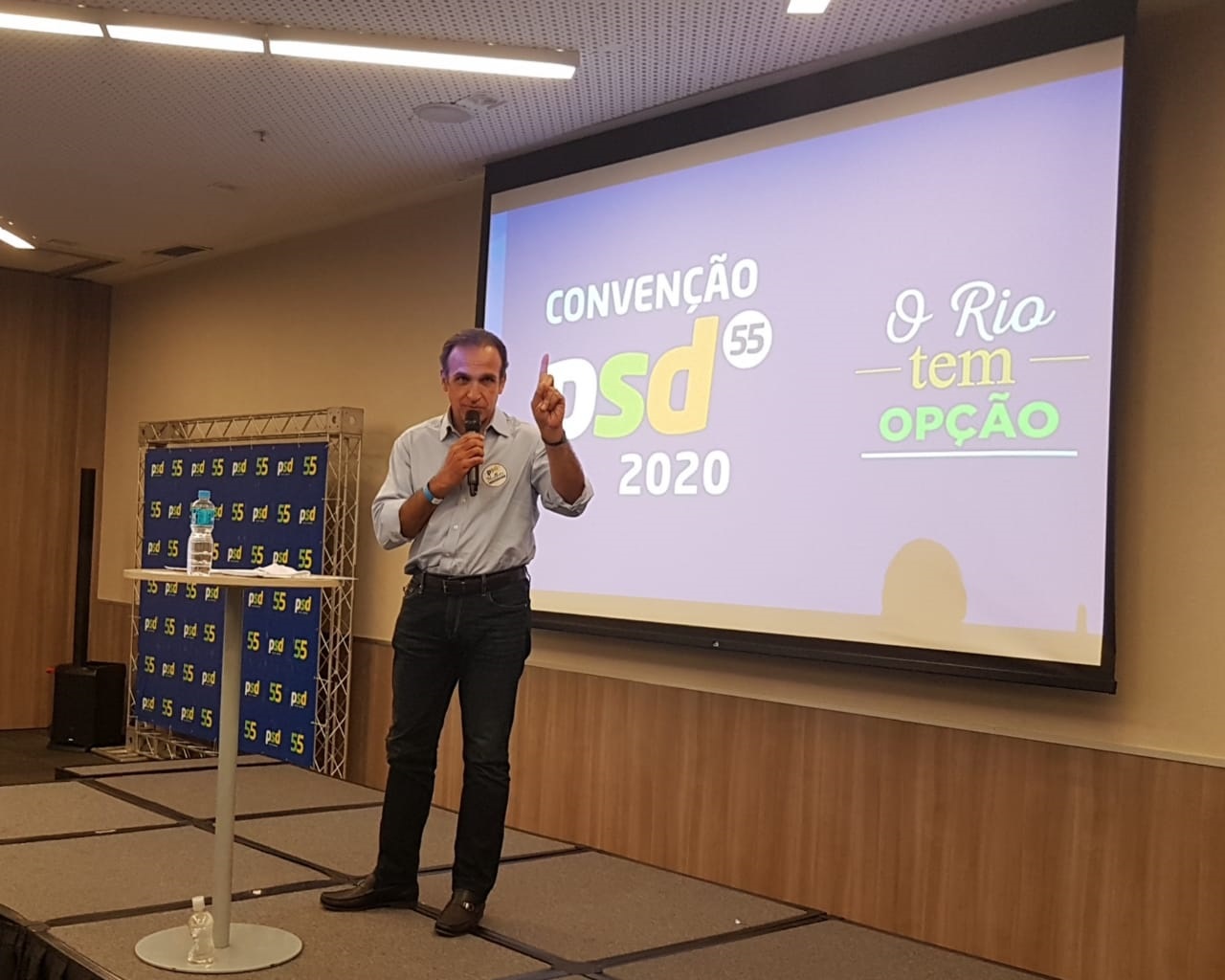 Convenção do PSD confirmou Hugo Leal como candidato à prefeitura do Rio