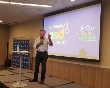 Convenção do PSD confirmou Hugo Leal como candidato à prefeitura do Rio
