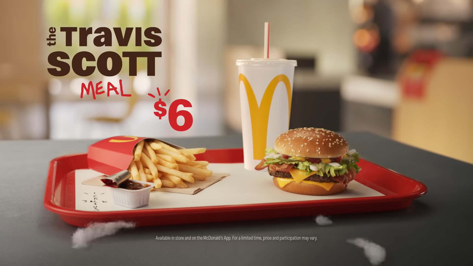 Travis Scott é primeira celebridade no cardápio do McDonald's em quase 30 anos