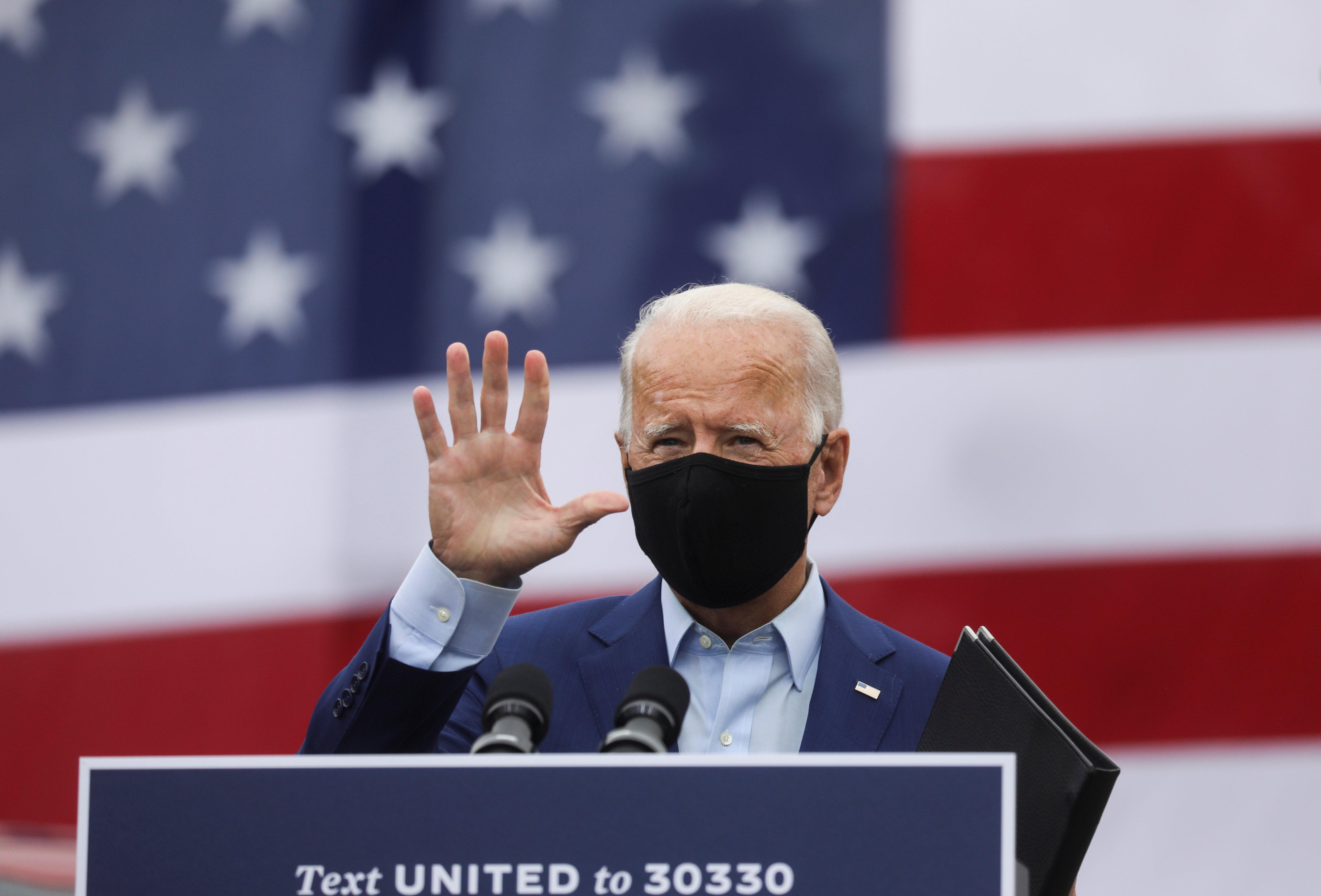 Biden discursando