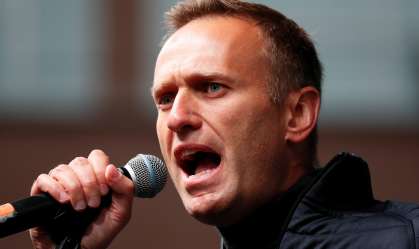 Alexei Navalny falando