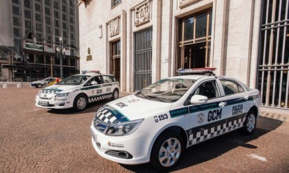 Veículos da Guarda Civil Metropolitana (GCM) de São Paulo