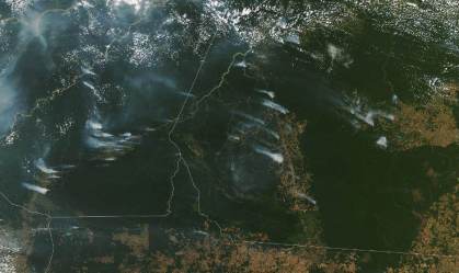 Amazônia acumula neste ano o maior número de focos de incêndio desde 2010