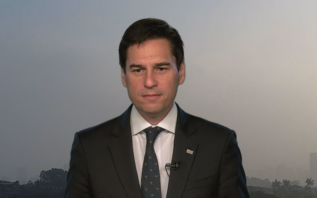 O secretário de Agricultura e Abastecimento do estado de SP, Gustavo Junqueira