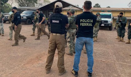 PF faz operação no Brasil e no Paraguai contra tráfico internacional de drogas