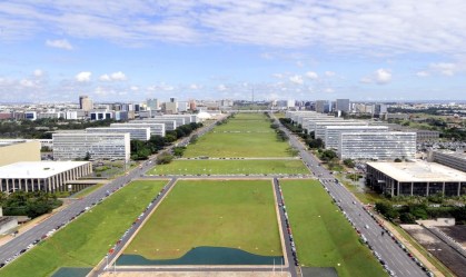 Esplanada dos Ministérios, em Brasília