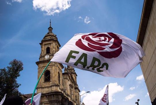 Bandeira das Farc/ Foto: Instagram/ Reprodução