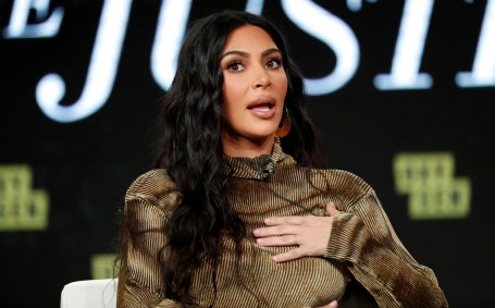 A empresária e estrela de reality show, Kim Kardashian