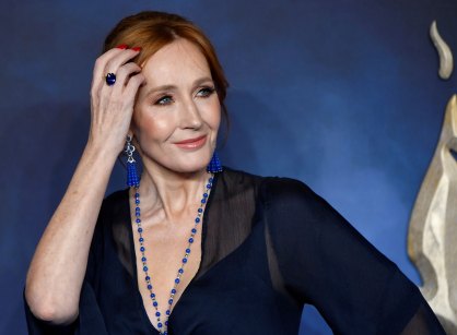 A escritora britânica JK Rowling