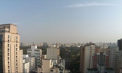 Vista do céu da capital paulista 