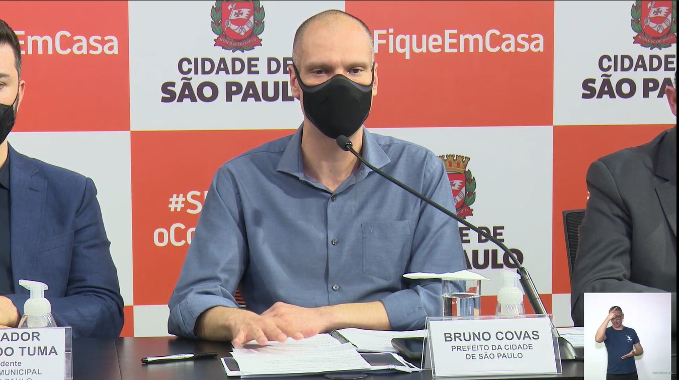 Bruno Covas anuncia retomada das aulas de ensino superior a partir de 7/10