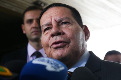 O vice-presidente Hamilton Mourão