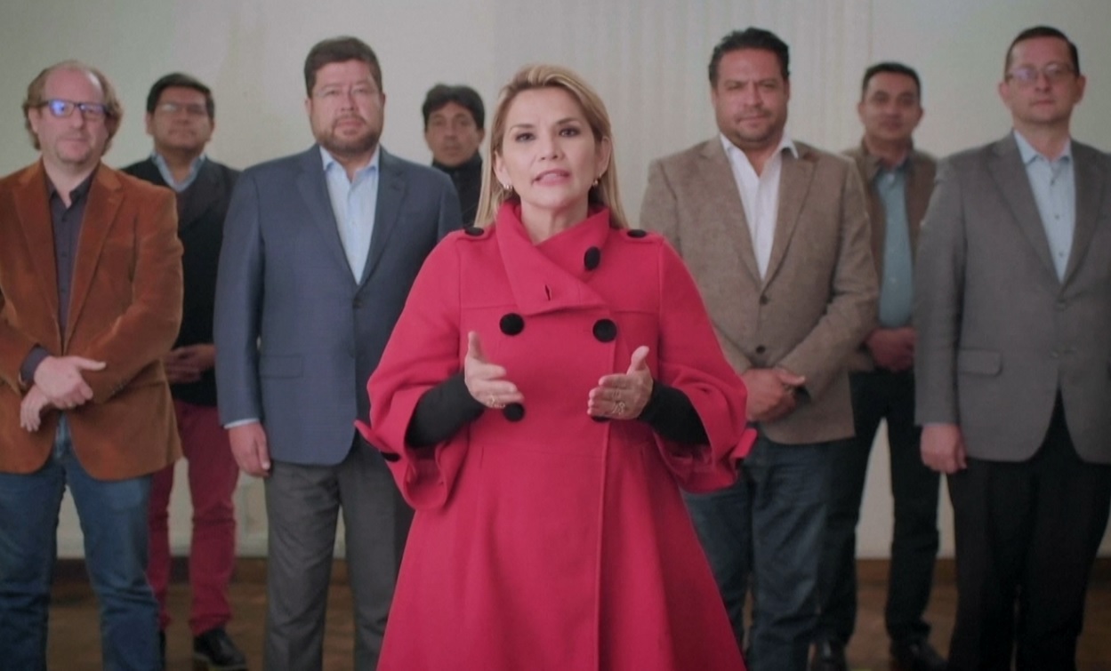 Jeanine Áñez, presidente interina da Bolívia