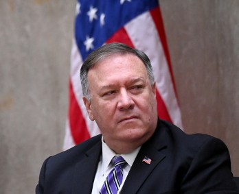 O secretário de estado dos EUA, Mike Pompeo