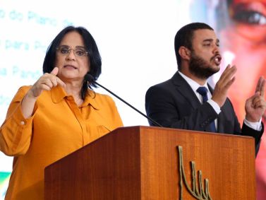 A ministra da Mulher, da Família e dos Direitos Humanos, Damares Alves