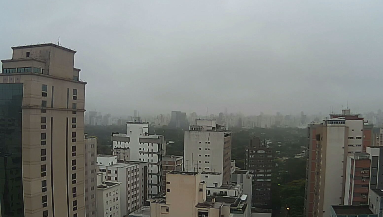 Tempo fechado em São Paulo