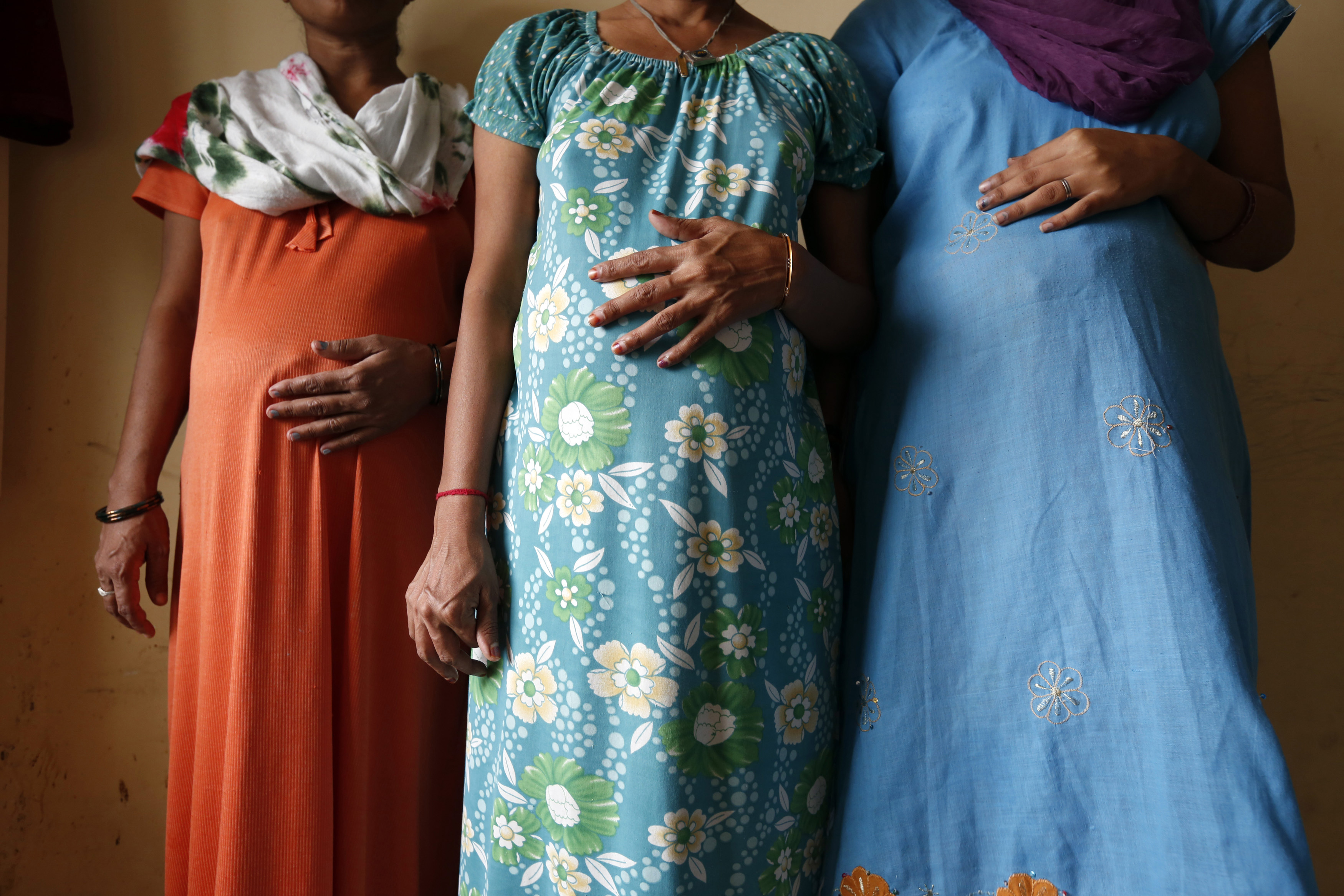 Mulheres indianas grávidas
