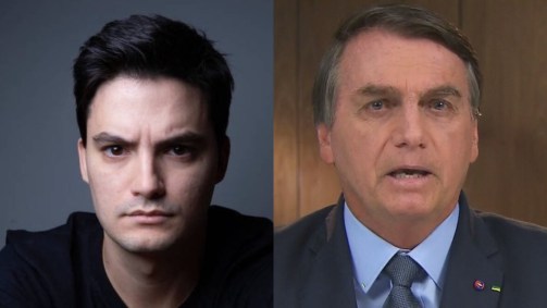 Felipe Neto e Jair Bolsonaro
