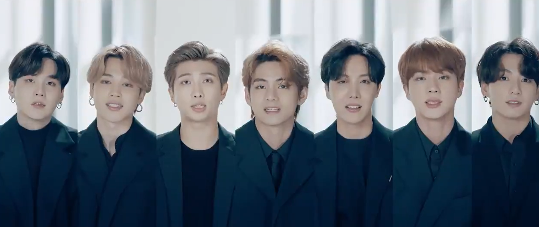 Membros do BTS em vídeo para a ONU