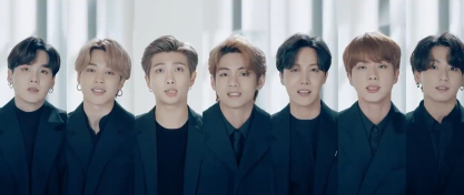 Membros do BTS em vídeo para a ONU