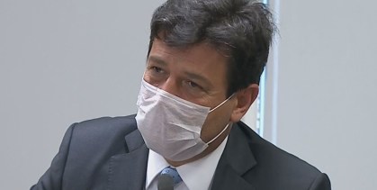 O ministro da Saúde, Luiz Henrique Mandetta, atualiza cenário do coronavírus