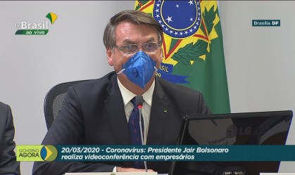 Videoconferência com Bolsonaro reúne mais de 20 empresários