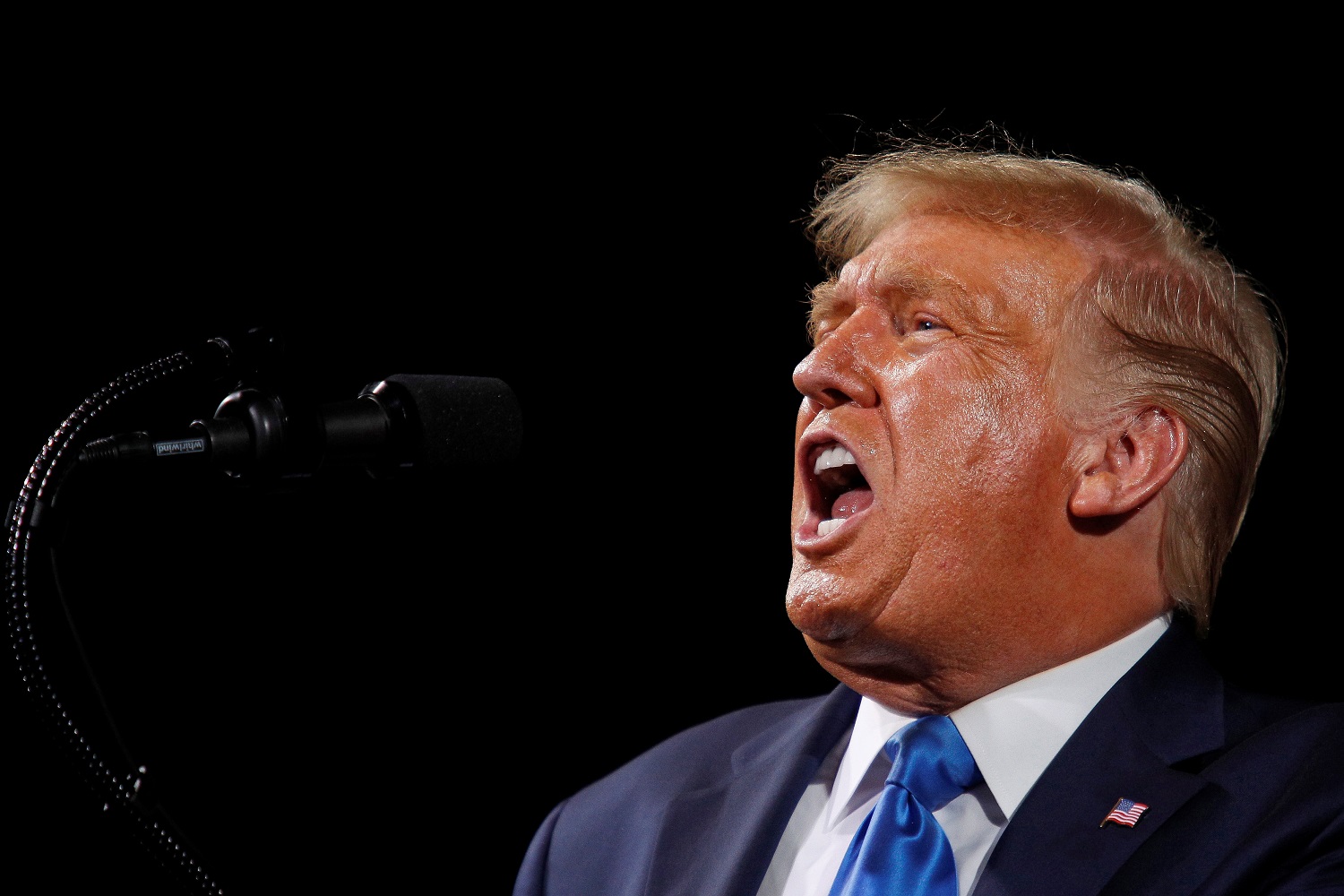 Donald Trump, em Jacksonville, na Flórida