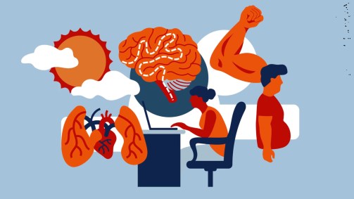 Ilustração sobre o que acontece com o corpo após meses em isolamento
