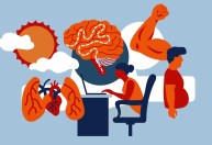 Empresas ampliam programas de bem-estar em meio à preocupação com saúde mental