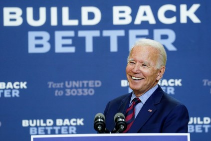 O candidato democrata à presidência dos EUA Joe Biden