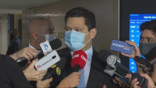 O presidente do Senado Federal, Davi Alcolumbre (DEM-AP)