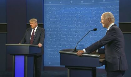 Debate desbanca para agressões; Biden confronta Trump: 'Cala a boca'