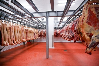 Carnes em frigorífico
